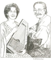 Young, Victoria and Dick Harrington